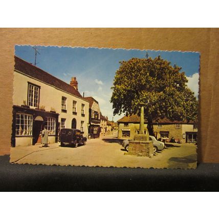 THE MARKET CROSS, ALFRISTON, SUSSEX. unused postcard by Shoesmith =