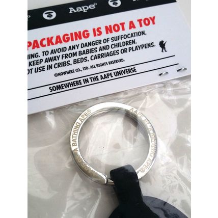 A BATHING APE Bape Aape Soldier Keychain Key Ring / Bag Charm - Brand New