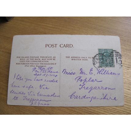 1904 fr Postcard - Singleton Abbey Nr Swansea - Glamorgan, South Wales
