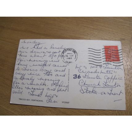 1960s Postcard - Trecco Bay scene, Porthcawl - Bridgend, Glamorgan