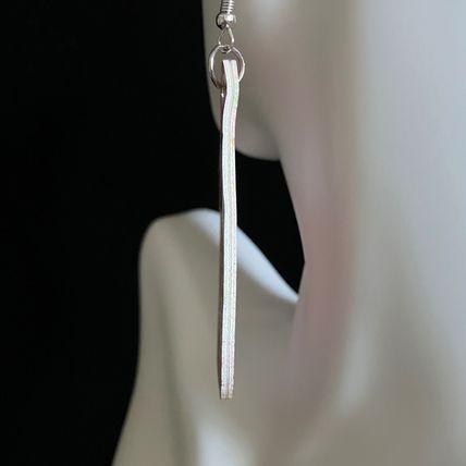 Earrings Flower Horse Head PU Leather #702