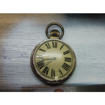 E Ingraham Company Pocket Watch. Hand Wind Mechanical Runs