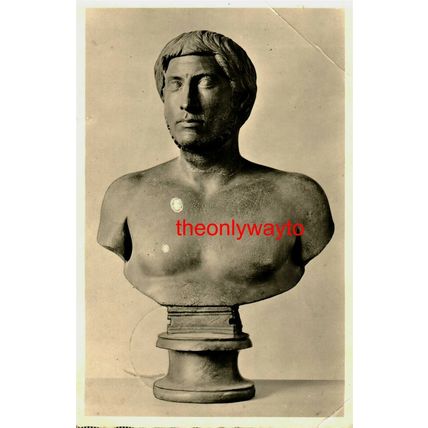 Romergrab Weiden Bei Koln Mannl Buste, (Roman Bust), Postcard, 1955