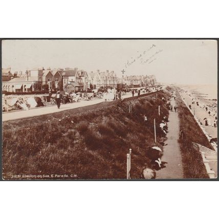 East Parade, Clacton-on-Sea, Essex, 1905 - Photochrom RP Postcard