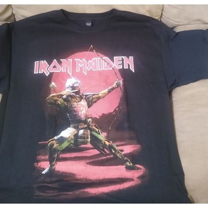 IRON MAIDEN - Senjutsu 2-Sided Archer Men's T-Shirt ~Never Worn~ M XL XXL