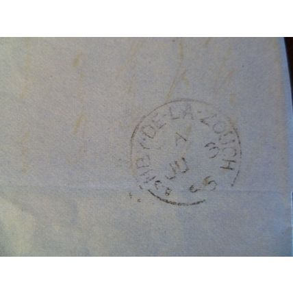 1865 GB QV 1d Red stamp 93 EB entire Fisher Solicitors Ashby de la Zouch Burton