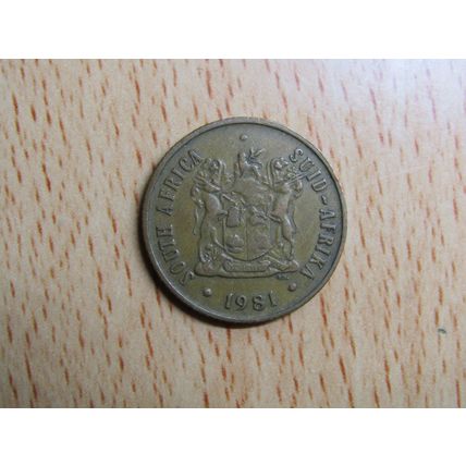 South Africa 1981 2 Cents Coin