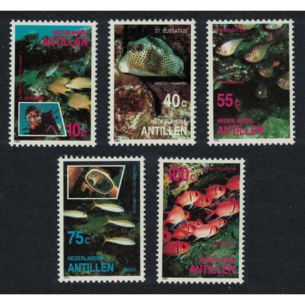 Neth. Antilles Fish 5v 1991 MNH SG#1032-1036