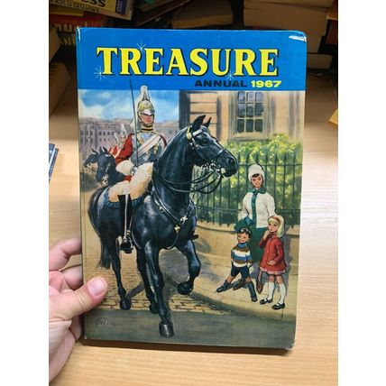 1966 "TREASURE ANNUAL 1967" ILLUSTRATED HARDBACK BOOK (P4)