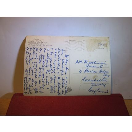 PIAZZA SAN MARCO, VENEZIA, ITALY used postcard. RP 1955 pm =