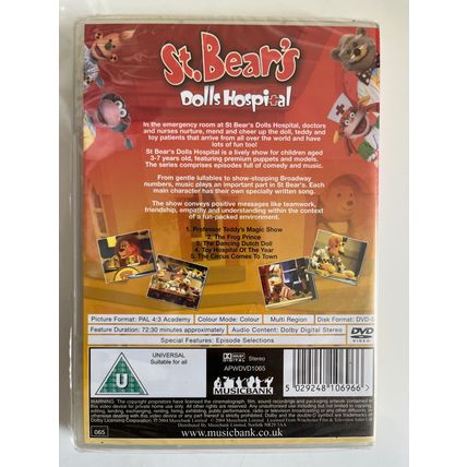 ST. BEAR'S DOLLS HOSPITAL (UK DVD, 2004 - SEALED)