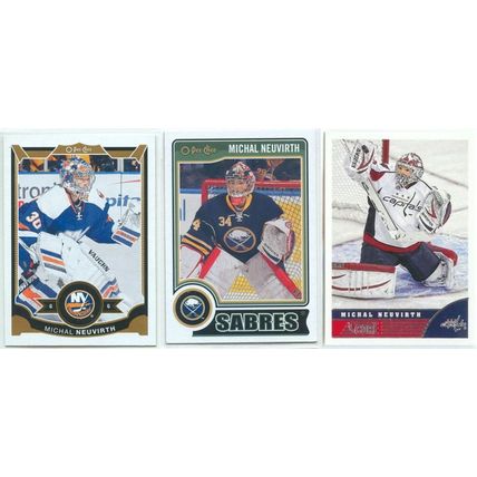 MICHAL NEUVIRTH 9x card lot incl Jersey, RC, Retro