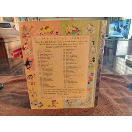 Little Golden Book Bird Stamps By Kathleen Daly B Edition VG/FN Shape 1949
