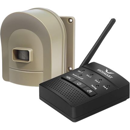 1/2 Mile Hosmart Driveway Alarm Wireless Sensor System & Driveway Sensor Alert S
