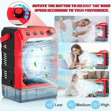 Battery Powered Misting Fan Compatible for Milwaukee M18 18V (No Battery) or USB