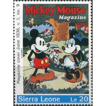 Sierra Leone. 1992. Magazine cover June 1936 (MNH **) Stamp