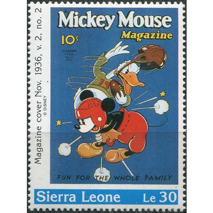 Sierra Leone. 1992. Magazine cover November 1936 (MNH **) Stamp