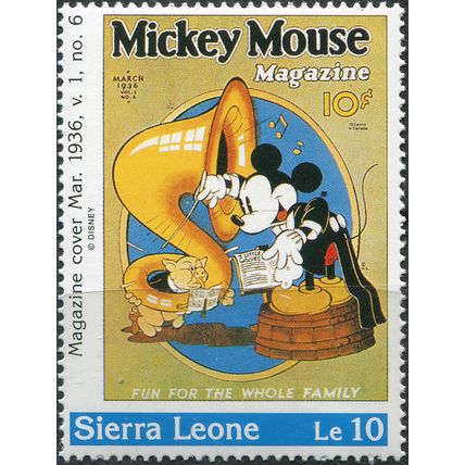 Sierra Leone. 1992. Magazine cover March 1936 (MNH **) Stamp