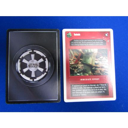 Star Wars 1998 A New Hope Decipher CCG W/B Card Tentacle DS