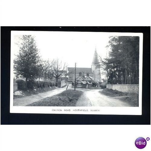 Sussex HEATHFIELD Church Road Postcard
