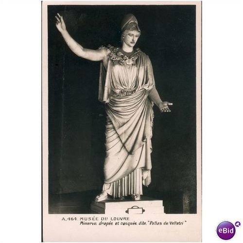 France PC - Minerve, drapee et casque - Musee Du Louvre