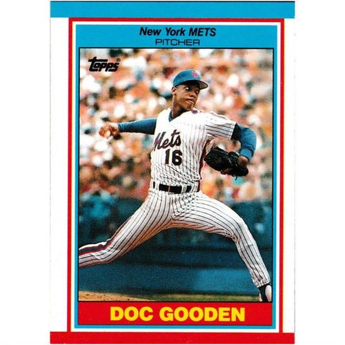 1989 Topps United Kingdom Minis - #31 - Doc Gooden