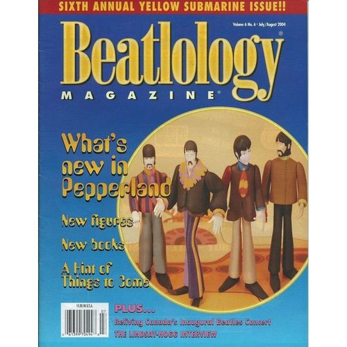 The Beatles-Beatlology Magazine Vol 6, No.6, July/Aug 2004, new
