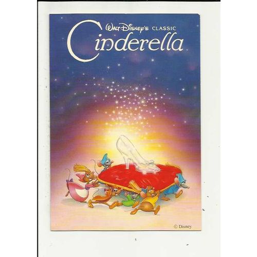 CINDERELLA (Animation) Poster Art Postcard (C.349)
