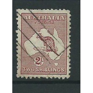 australia stamps sg134 kangaroo sg 134 2/-