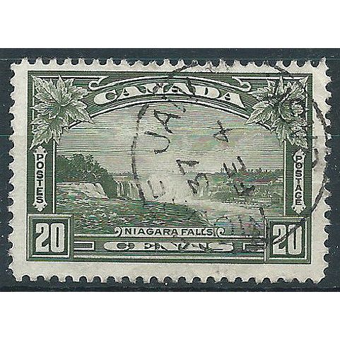 Canada 1935 SG349 20c Olive-Green Fine Used....