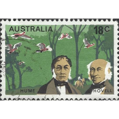 AUSTRALIA, Hamilton Hume, William Hovell, green 1976, 18c