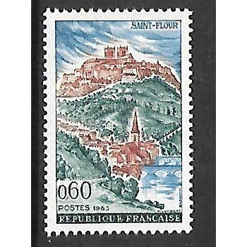 FRANCE 1963 60c SAINT FLOUR SG 1621 M MINT#