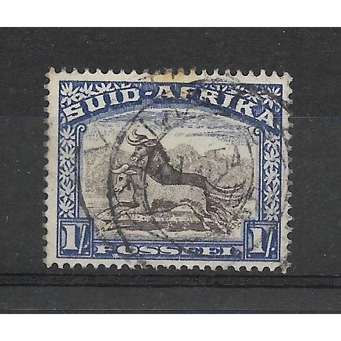 SouthAfrica.SG62 1s Black&Blue Wildebeest.Afrikaans Print.Variety Unchked.FU.J19