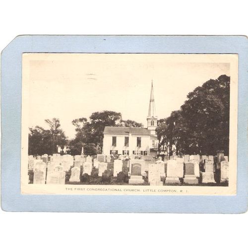 Rhode Island Little Compton The First Congregational Church~654