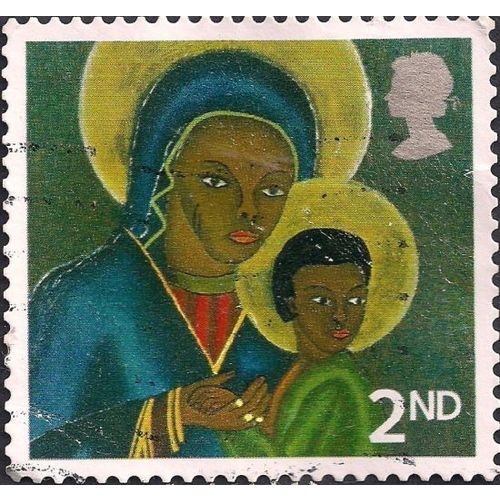 GB, CHRISTMAS, Madonna and Child, blue 2005, Second