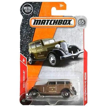 Matchbox - '33 Plymouth PC Sedan: MBX Rescue #5/30 - #55/125 (2018) *Brown*