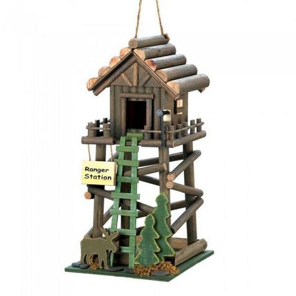 Mancave Hunter Gifts for Cabin Lawn Yard Decorative Birdhouse Countrycore