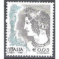 Italia 2002 Michel 2817IA O Cote (2006) 0.10 € Velca Jeunne femme Cachet rond