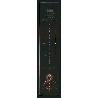 Fleur de Vie Five Tibetan Rites Incense, 15 Gram Box (About 12-15 Sticks)