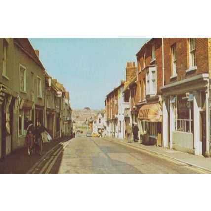 Rothes High Street Walls Ice Cream Embassy Cigarettes Sign Scottish 80s Postcard