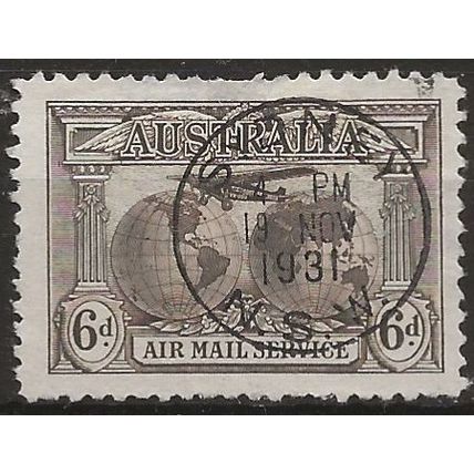 Australia 1931 SG139 6d Sepia AIR Fine Used ..