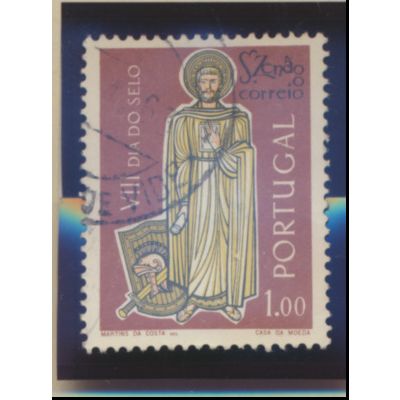Portugal Stamp Scott #898, Used