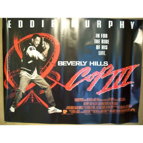 BEVERLEY HILLS COP III Eddie Murphy 1994 Quad Poster