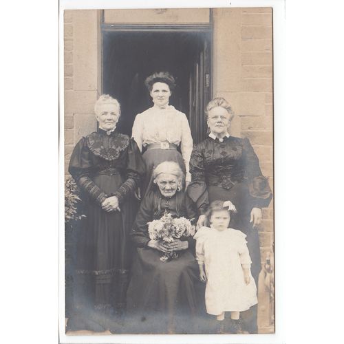 Group of Well Dressed Ladies Postcard YJ25