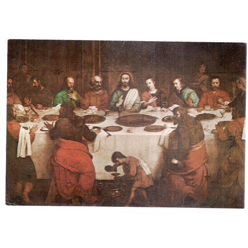 THE LAST SUPPER, WINDSOR PARISH CHURCH .unused vintage postcard by Judges =