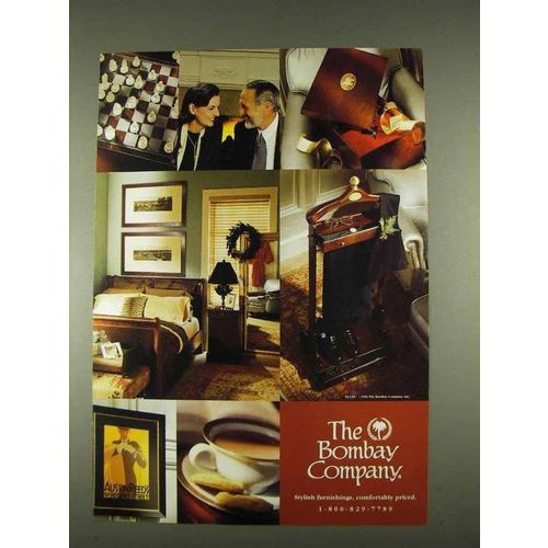 1996 The Bombay Company Ad - Stylish Furnishings