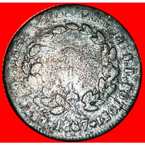 FIRST REPUBLIC (1824-1867): MEXICO ★ 1/4 REAL 1867! LOW START ★ NO RESERVE!