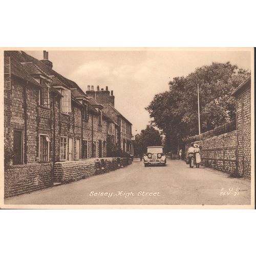 Vintage Frith's Postcard - Selsey High Street, Sussex