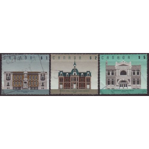 Canada 1991 SG 1479a-1481 Used - Buildings (C-707 (17))