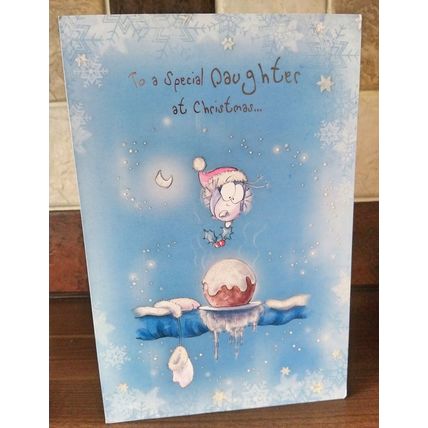 Christmas Cards - Daughter - Glitter Card - 09